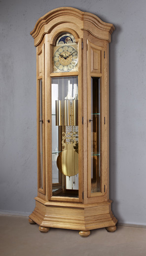 German Grandfather Clock Münster solid oak